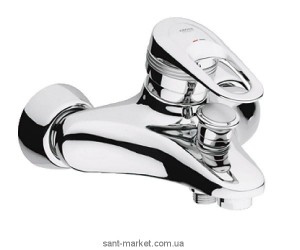 Змішувач одинважільний для ванни з коротким виливом Grohe колекція Europlus хром 33553000