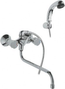 Змішувач двохвентильний з довгим виливом та душем Grohe колекція Costa L хром 26790000