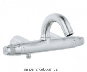 Змішувач з термостатом двухвентильний для ванни Grohe колекція F1 хром 34134000BK