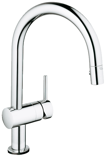 Смеситель для кухни сенсорный Grohe Minta Touch однорычажный хай-тек 31358000