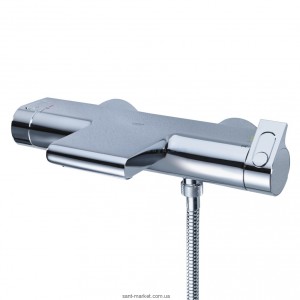 Змішувач з термостатом двухвентильний для ванни Grohe колекція Grohtherm 2000 хром 34174001