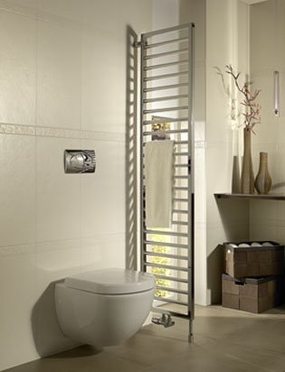 Водяной полотенцесушитель Zehnder коллекция Subway лесенка 450х1837х65 хром SUB-180-045