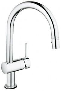 Смеситель для кухни сенсорный Grohe Minta Touch однорычажный хай-тек 31358000