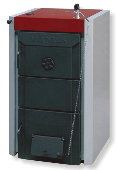 VIADRUS твердотопливный котел U26 (20-24кВт) 4секцій