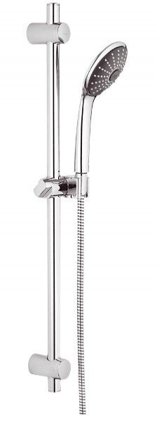 Душевой гарнитур со штангой Grohe коллекция Vitalio Joy хром/черный 27333000