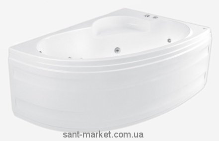 Ванна акрилова кутова PoolSpa колекція Klio Asym 163х103х61 R PWA14..ZN000000