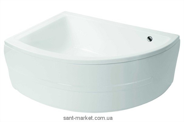 Ванна акриловая угловая PoolSpa коллекция Klio Asym 150х100х61 L PWAC2..ZS000000