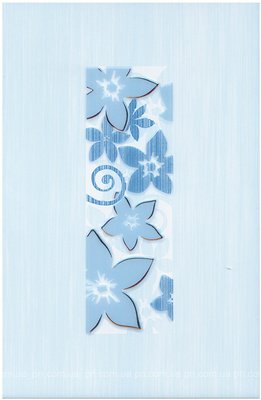 Церсаніт Фієста декор квітка Азул 20х30