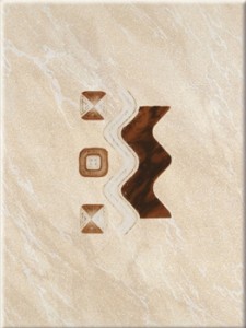 Церсанит Дация декор Самба песок 25х35