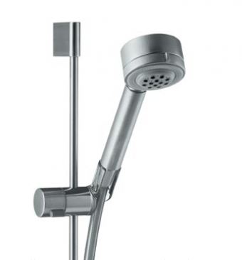 Душевой гарнитур со штангой Hansgrohe коллекция Axor Steel хром 27942800