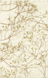 декор Церсанит Лирика Лоза 30x45 Бьянко