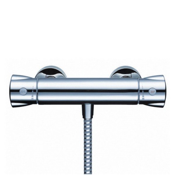 Смеситель для душа настенный двухвентильный с термостатом Hansgrohe Centostat хром 14260000