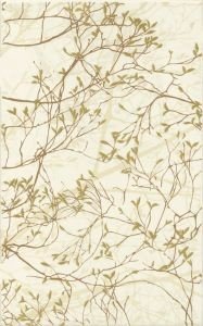 декор Церсанит Лирика Лоза 30x45 Бьянко