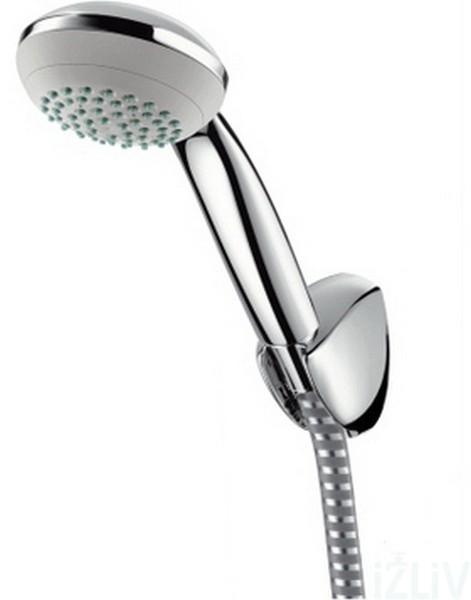 Душовий гарнітур з настінним тримачем Hansgrohe колекція Crometta 85 PorterC хром 27577000