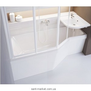 Ванна акриловая асимметричная Ravak Be happy 170х75х61 R C171000000