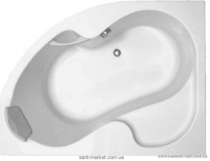 Ванна акрилова кутова Ravak колекція Rosa II PU PLUS 170х105х44 L C2210P0000