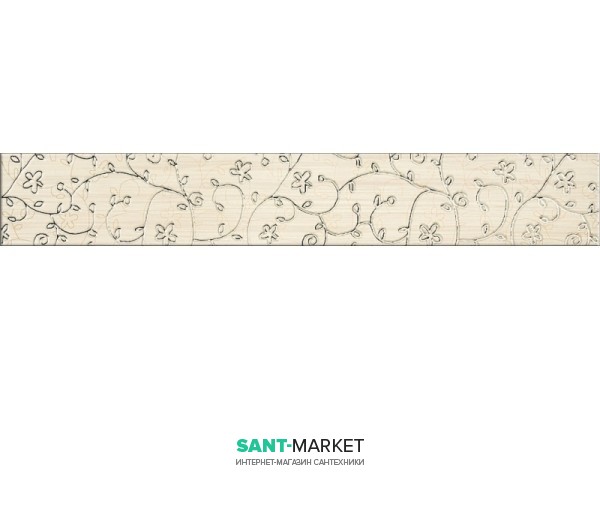 Опочно Зебрано крем класик фриз 45x7