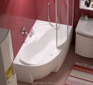 Ванна акрилова кутова асиметрична Ravak колекція Rosa 95 150х95х47 R C561000000