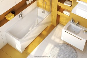 Ванна акрилова прямокутна Ravak колекція Classic 150х70х61 N C521000000