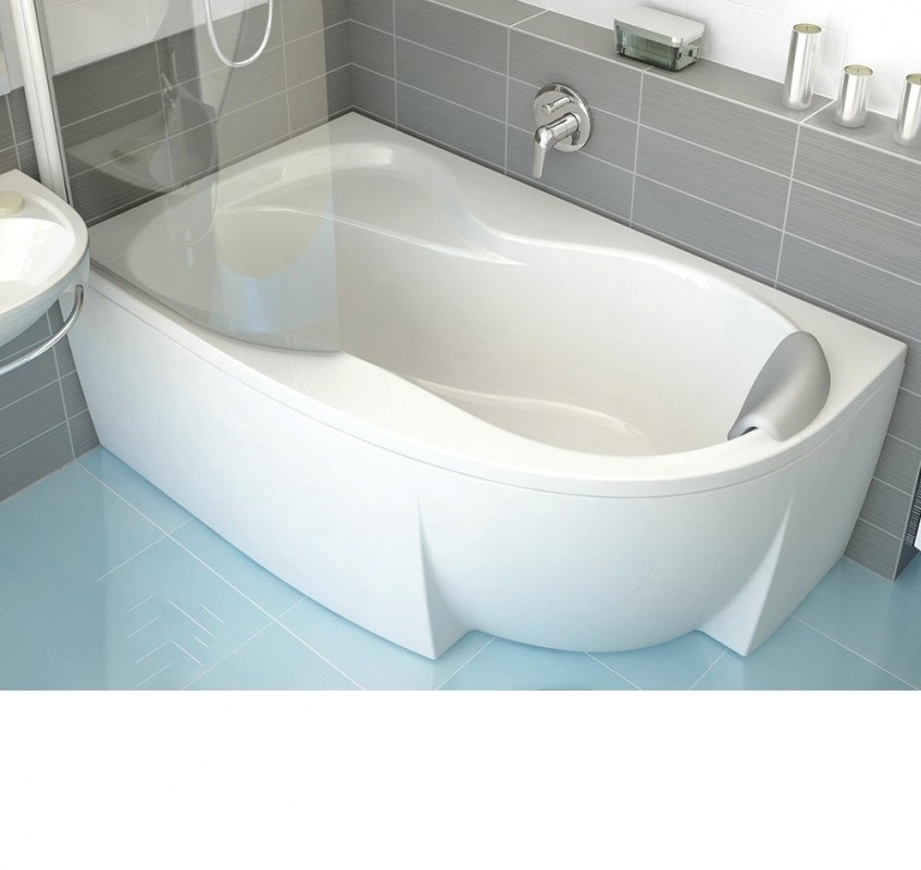 Ванна акриловая угловая асимметричная Ravak коллекция Rosa 95 160х95х47 L C571000000