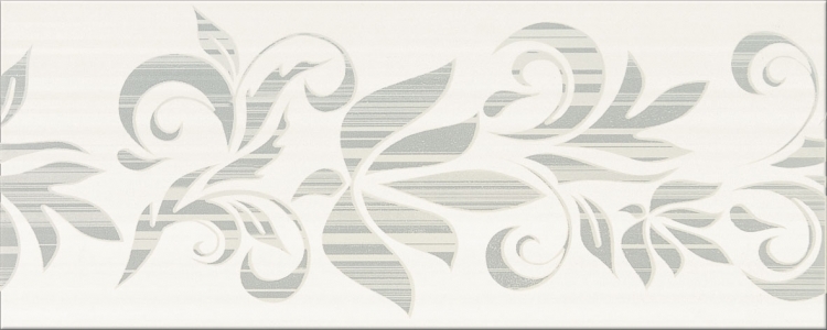 Опочно Органза сірий Флауер декор 20х50