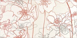 Опочно Инфинита крем цветок А декор 29x59 3