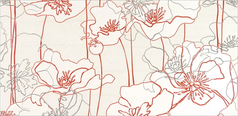 Опочно Инфинита крем цветок Б декор 29x59 3