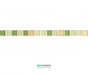 Опочно Калипсо зеленый мозаика фриз 45х2 8