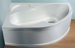 Ванна акриловая угловая асимметричная Ravak коллекция Rosa I 160х105х45 L CM01000000