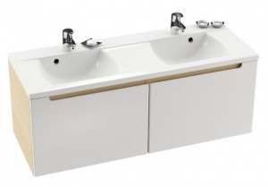 Раковина для ванной на тумбу двойная Ravak коллекция Classic белая XJD01113000