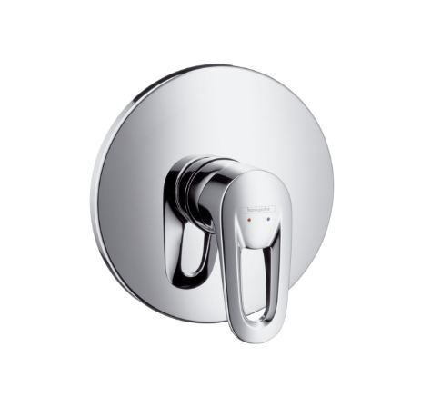 Смеситель для душа встраиваемый Hansgrohe коллекция Metropol E хром/золото 14675090