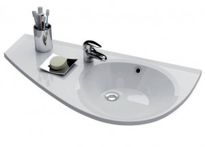 Раковина для ванної підвісна Ravak колекція Avocado L біла XJ1L1100000