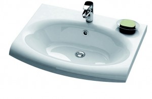 Раковина для ванної на тумбу Ravak колекція Evolution біла XJE01100000