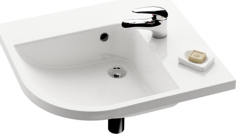 Раковина для ванной подвесная Ravak коллекция Be happy белая XJAP1100000