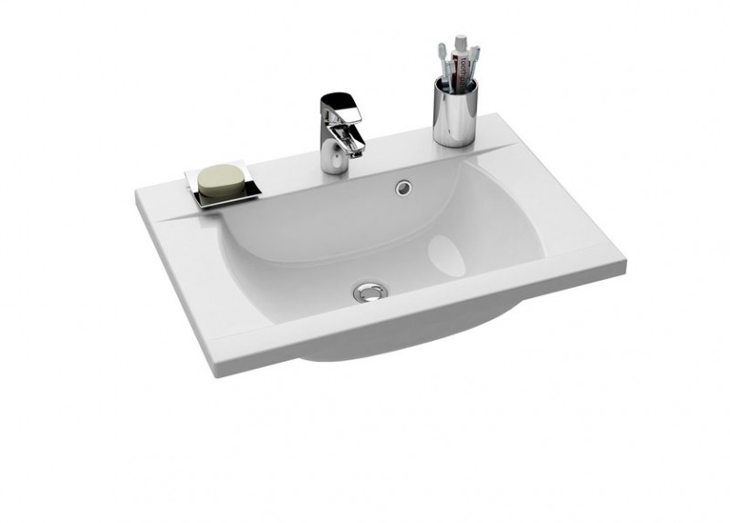 Раковина для ванной на тумбу Ravak коллекция Classic белая XJD01170000