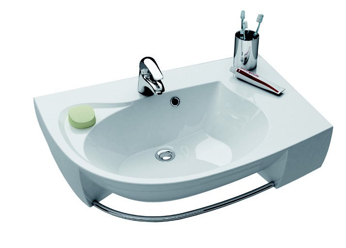 Раковина для ванной подвесная Ravak коллекция Rosa Comfort Plus белая XJ0P1100000