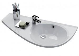 Раковина для ванної підвісна Ravak колекція Avocado L біла XJ1L1100000