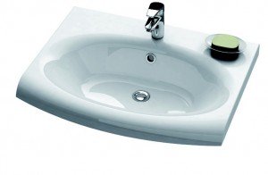 Раковина для ванной на тумбу Ravak коллекция Evolution белая XJE01100000