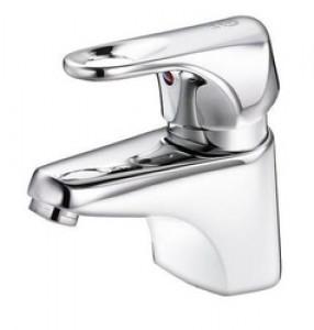 Смеситель для раковины однорычажный с донным клапаном Hansgrohe Planis Steel Optic сатин 14080800