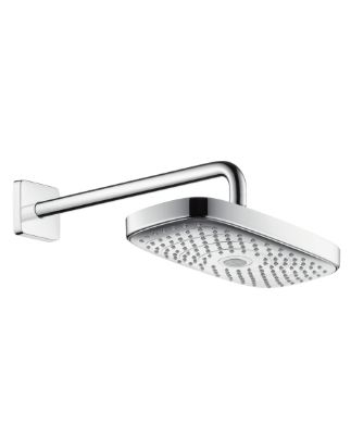 Верхний душ с тропическим душем Hansgrohe коллекция Raindance Select E хром 27385000