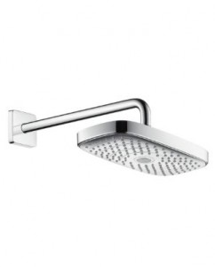 Верхній душ з тропічним душем Hansgrohe колекція Raindance Select E хром 27385000
