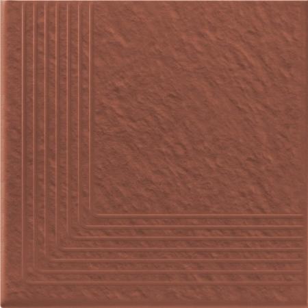 Опочно Симпл ред ступень угловая структурная 3-d 30x30