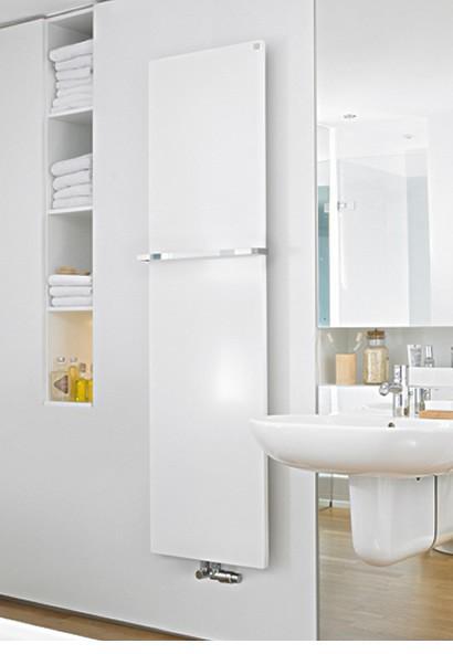 Водяний полотенцесушитель Zehnder колекція Fina дизайнерський 700х1800х85 білий FIP-180-070