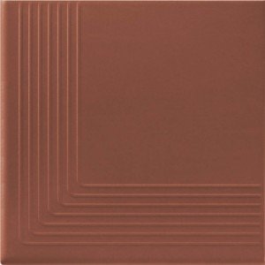 Опочно Симпл ред ступень угловая 30x30