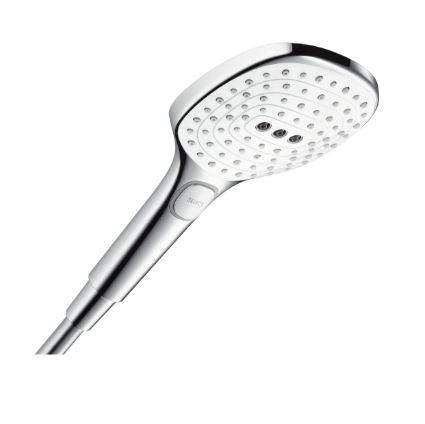 Душова лійка Hansgrohe колекція Raindance Select E хром / білий 26520400
