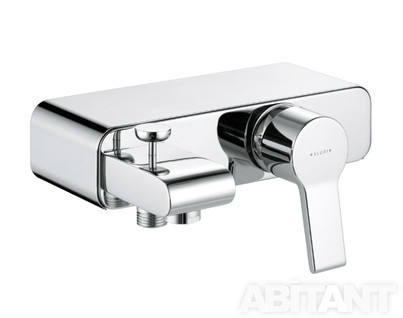 Смеситель однорычажный для ванны с коротким изливом Kludi коллекция O-Cean хром 387700575