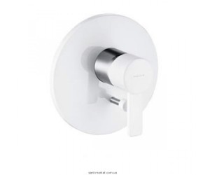 Змішувач прихований (вбудований) Kludi колекція Zenta хром / білий 386609175