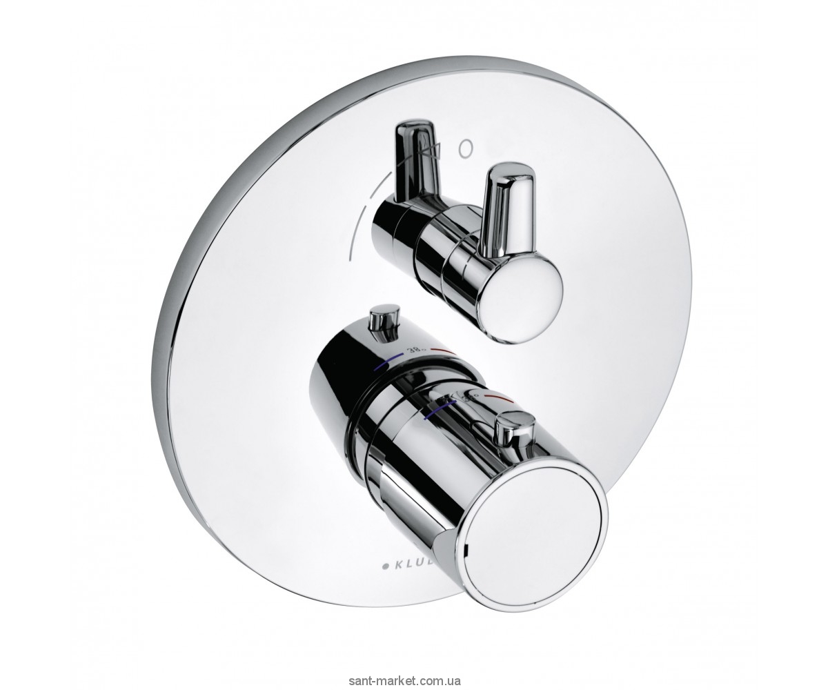 Смеситель с термостатом скрытый (встраиваемый) Kludi коллекция O-Cean хром 388350545