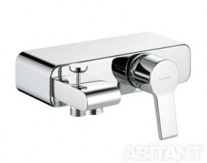 Смеситель однорычажный для ванны с коротким изливом Kludi коллекция O-Cean хром 387700575