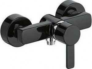 Смеситель для душа настенный однорычажный Kludi коллекци Zenta черный 388708675